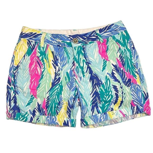 Lilly Pulitzer The Jayne Short in Light as a‎ Feather multicolored size 2 - Picture 1 of 9